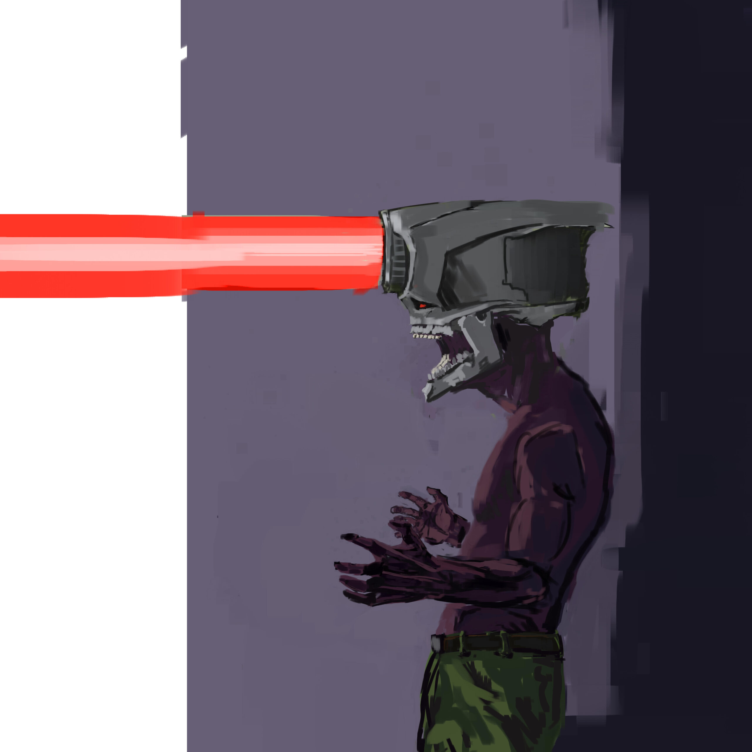 lazer gun head